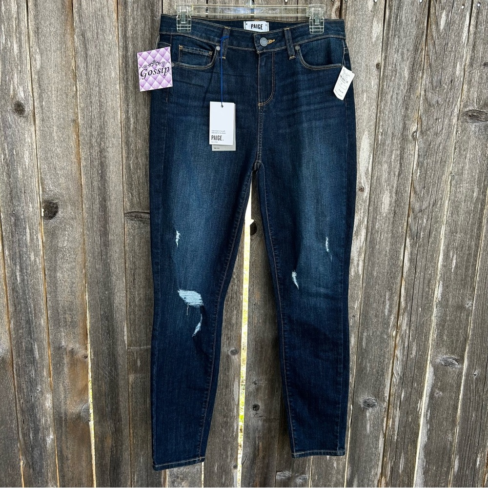 NWT PAIGE Women's Dark Blue Skinny Jeans Size 29